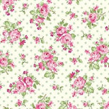 ROSE BOUQUET CREAM  By Eleanor Burns 10364-07 Collection: Rose Whispers for Benartex , sold by Half Yard