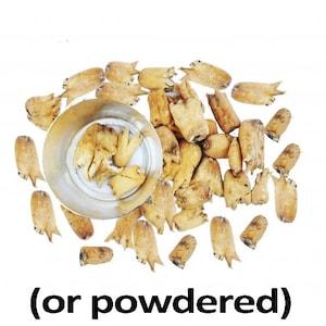 Pure Salep Orchid Salepi - Orchis Mascula, Whole (or Powder) Salep Root, Organic, New, Sahlep, Sahlab