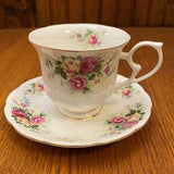 Wessex, Tang Shan China, Fine Bone China, English Summer Roses, Teacup and Saucer