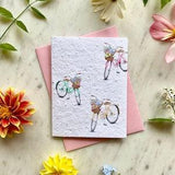 Picycle Plantable card wild flowers, seed card, card to plant, made in quebec, Canada - Carte ensemenc??e de Fleurs ?? planter fait au qu??bec