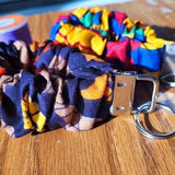 Colorful summer scrunchie keychains,african print scrunchie keychains,beautifulpatterned scrunchie keychains,sunflower wristlets,back2school