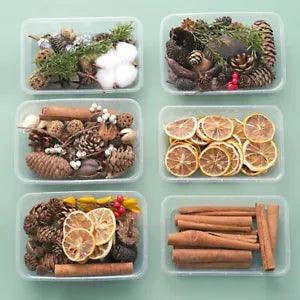 Dried Flower Dry Plant Pineapple Fruit Lemon DIY Garland Candle Making Frame Kit