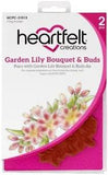 Heartfelt Creations Cling Rubber Stamp Set-Garden Lily Bouquet & Buds HCP31013