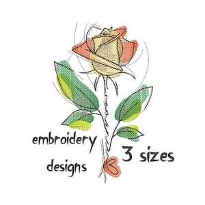 Embroidery Design Rose, Embroidery Designs Flowers