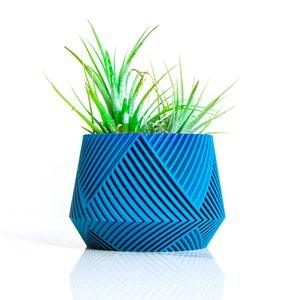 Unique Small Plant Pot for Plant Lovers | Succulent Cache Pot | 3D Printed Vase