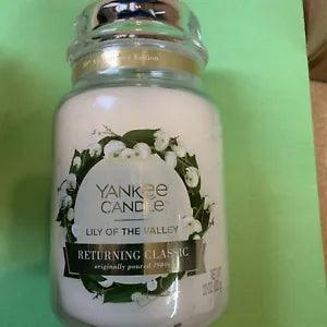 Yankee Candle LILY OF THE VALLEY 50th ANNIVERSARY~Large Jar ~NEW