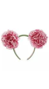 Disney Parks Epcot Flower & Garden Festival Peony Minnie Mouse Ears Headband NWT