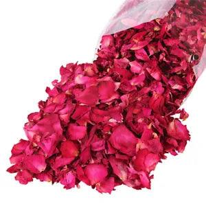 100g Dried Rose Petals Natural Dry Flower Petal Spa Whitening Shower Bath Tool u