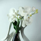 White Orchid,Floral Arrangement,Cold porcelain,Purple flowers real touch,Table Centerpiece,Orchid plant,orchid,Exotic plant,Handmade orchid