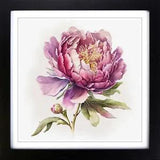 Peony Flower Framed Wall Art Poster Print Home Decor Picture Large