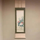 Hanging Scroll, Rusaku Higuchi, Fuki Flower Picture, Boxed, Peonies, All Year Ro