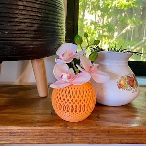 Unique Orchid Pot Planter For Orchids and Flowers 3D Printed, Geometric, Abstract, unique, Fun Gift, holiday, Cute, Birthday, Plants