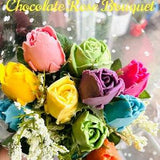 Mother??s Day Chocolate Roses/Mother??s Day Bouquet/Mother??s Day Gift for Her/Chocolate Rose Bouquet/ Chocolate roses on a stem