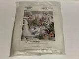 Vintage Something Special Afghan Tiger Lilies and Tulips Cross Stitch Kit 1989