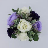 Purple Lavender  Wedding Bouquet, Bridal Bouquet, Garden Wedding Flowers, Bridesmaid Bouquets, Corsage, eucalyptus, roses peony bouquet