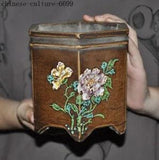 China yixing zisha pottery glaze peony flowerpot Flower pot Bonsai Potted pots