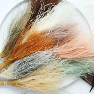 Real Feather Grass Preserved Flowers Dry Natural Immortal Plant Flower Bouquets