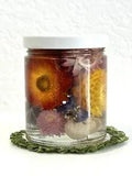 Dried Flowers In Oil?Herbarium Bottle