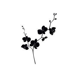 Orchid Reusable Stencil Sizes A5 A4 A3 Shabby Craft Art Painting Wall Wood Furniture Flora/ F34