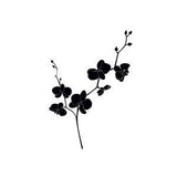 Orchid Reusable Stencil Sizes A5 A4 A3 Shabby Craft Art Painting Wall Wood Furniture Flora/ F34