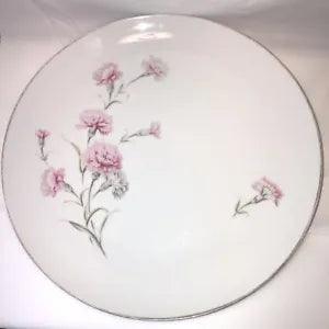 Vintage Royal Court Fine China Carnation Platter Made In Japan Flowers 12???