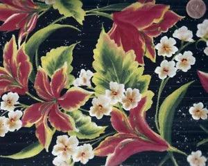 Glorious Garden Lily flowers Free Spirit Donna Dewberry fabric