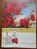 1945 Dixie Belle Gin Ad The Carnation State Flower of Ohio