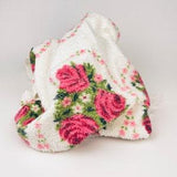 Vintage Pink Floral Bouquet Rectangular Hand Towel - Untagged