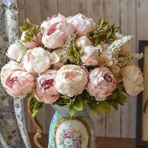 Artificial Flowers Peony Silk Flowers Wedding Party Home Decors DIY Scrapbooking