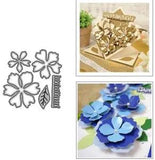Peony Flower Metal Cutting Dies Scrapbooking Album Paper Card Decoration Crafts