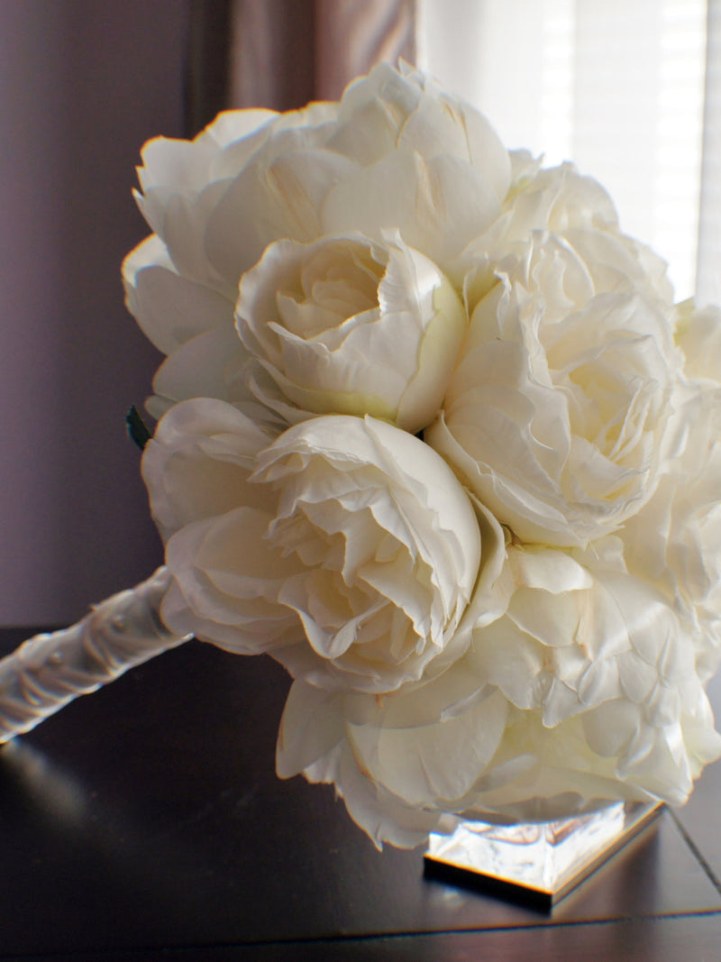 Wedding Bouquet, Peony Bridal Bouquet, Silk Wedding Flowers, Ivory Wedding Flowers, Vintage Wedding, Shabby Chic Wedding, Bride Bridesmade Bouquet
