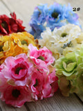 Bunch of 6 -  Flower Bunch Artificial Silk Decor Flowers,Corsages & Boutineers Wedding Bridal Cherry Blossom Camellia Flower silk flower