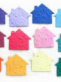 Plantable Flower Seed Paper Houses: Realtor New Home Thank You Cards flower seeds