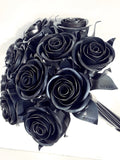 Steel Rose Bouquet: 11th Anniversary Metal Flower Sculpture ANNIVERSARY