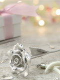 14th Anniversary Cast Metal Rose Ð Everlasting Love Gift ANNIVERSARY