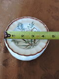 Copeland Spode Butterfly and Daisy Pattern Fruit Nappies  4 1/2" flower spore
