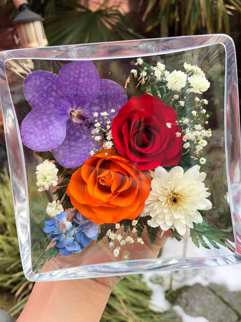 Everlasting Mixed Floral Arrangement (12cm x 12cm) FLOWER DELIVERY