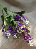 Purple Lavender Silk Small Purple Flowers Floral Arrangement Fillers silk flower