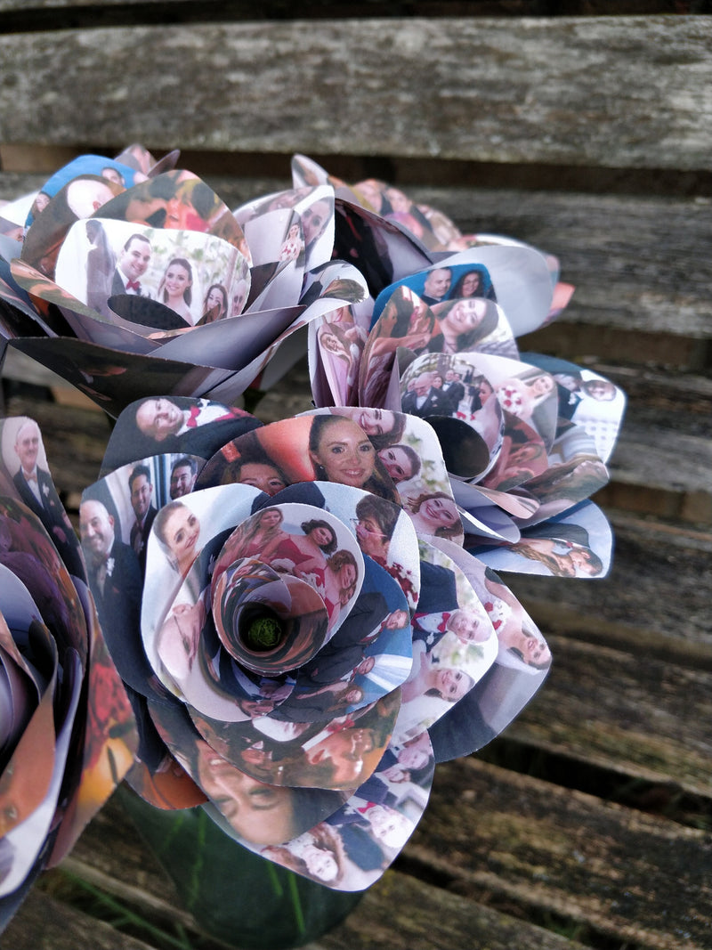 Personalized Photo Roses. READ DESCRIPTION Before Purchase!!!! Gift, Birthday, Anniversary, Wedding. ANNIVERSARY