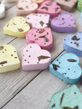 Wildflower Seed Bombs, 50 Pastel Plantable Hearts, Pastel Variety Mix, Handmade Eco-Friendly Favors seeds bulk