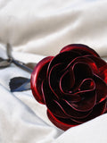 Personalized Red Metal Rose Ð Steel 11th or Iron 6th Anniversary Gift FLOWER DELIVERY