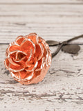 Copper Rose - Personalized 7th Year Anniversary Wedding Gift ANNIVERSARY