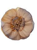 M&S Schmalberg 3.5" Multi Color Hand-Dyed Silk Blossom Millinery Fabric Flower Brooch Pin silk flower