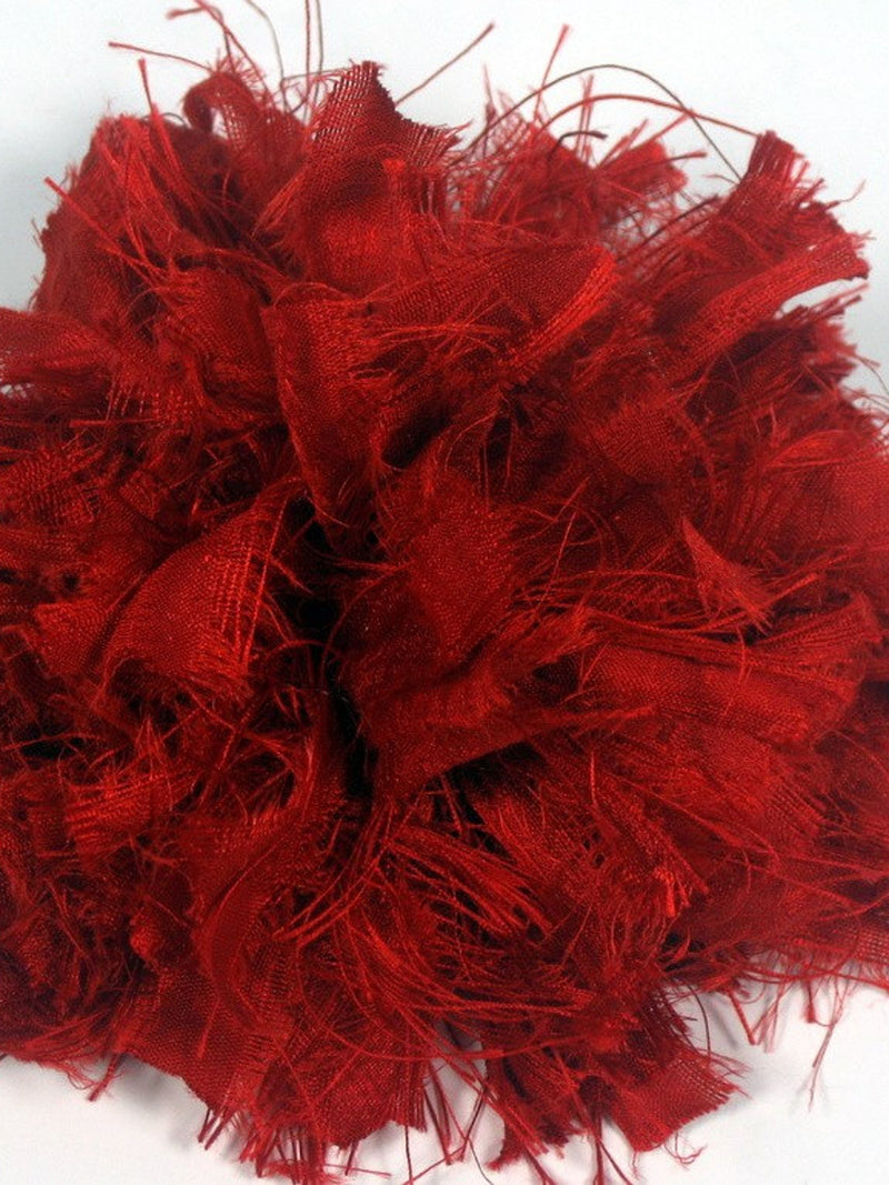 Red Silk Flower Pins Red Flower Pin Red Silk Pins  Women's Gifts Red Silk Dupioni Flower Brooch Red Brooches Red Pins Scarf Pin Shawl Pin silk flower