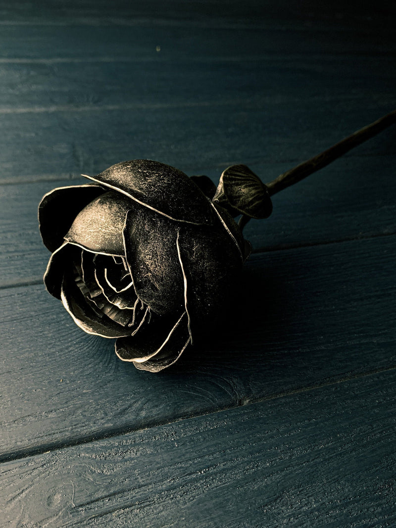 Forged peony, bronze peony, iron anniversary, copper peony, 6th anniversary gift, 8 th anniversary,  iron peony, metal peony, metal flower ANNIVERSARY