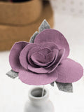 Linen Flowers For 4th Anniversary Gift - Mauve ANNIVERSARY