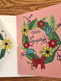 Lovely Sympathy Flower Pop-Up Card by Cherie sympathy flower