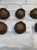 6 Dried Cedar Roses: Rustic Wedding Bouquet Flowers FLOWER DELIVERY