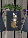 Art Poster Print - Poisonous Flower Bundle Belladonna Foxglove Lily of the Valley Folk Art Pagan Wicca - Home Decor - House Warming Gift house warming flower