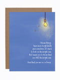 Empathy Card: You Are The Bright Side - Grief & Loss Support sympathy flower